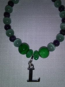 Initial beaded bracelets